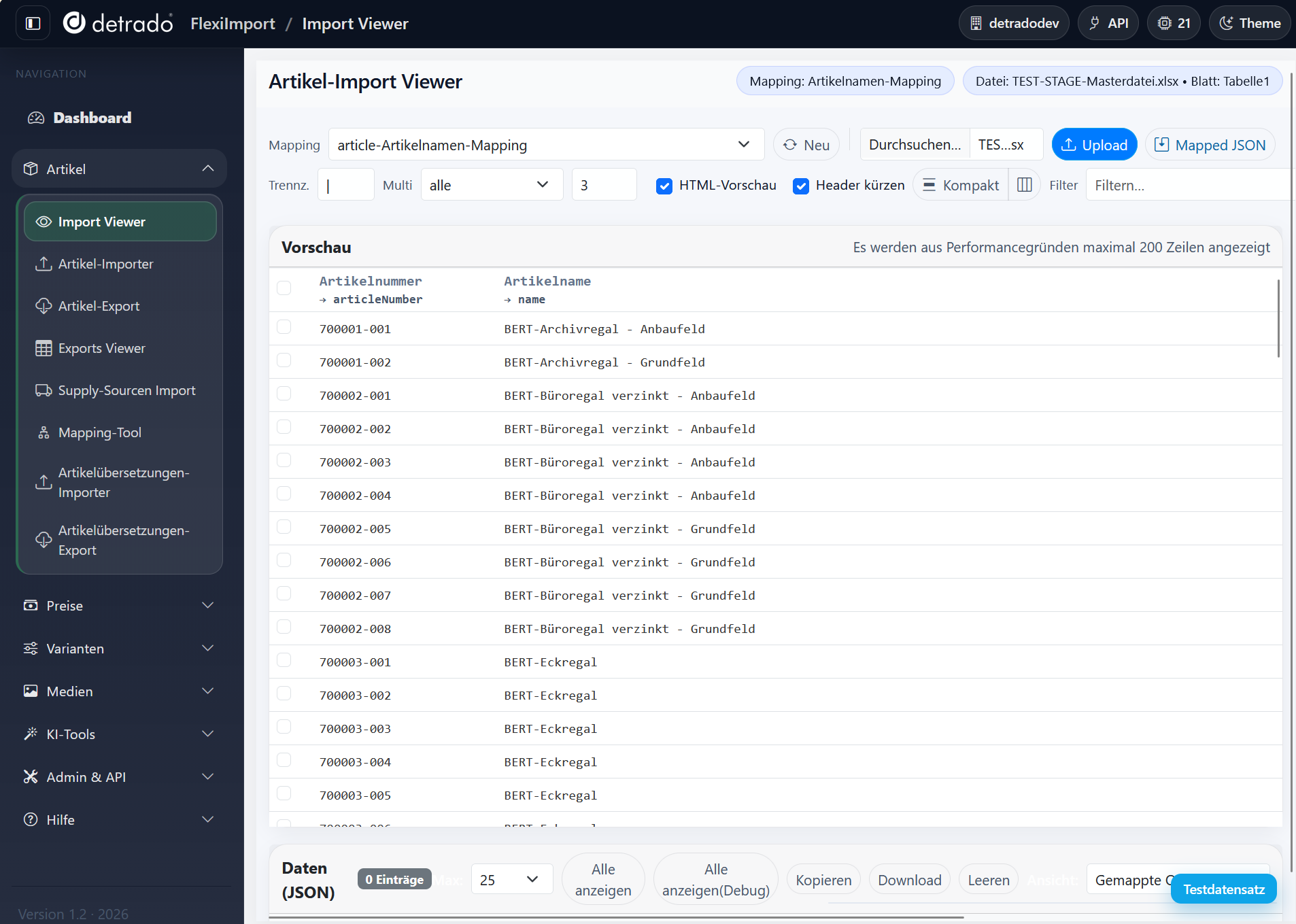 Import Viewer